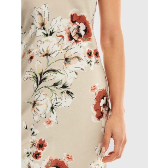 Criss Cross Back Satin Dress - Picture 4 of 5